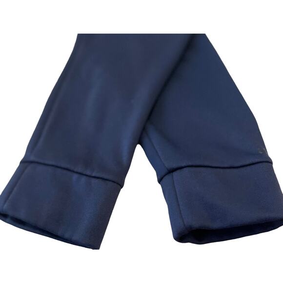 UNDER ARMOUR HOODIE SWEATSHIRT, WOMENS, SP, NAVY BLUE, LONG SLEEVES HAND WARMER - Picture 8 of 11